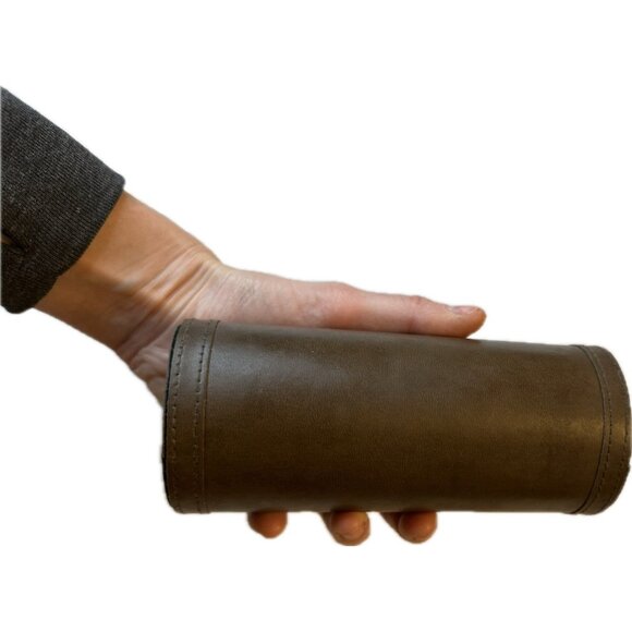 6PCS Shoe Polish Care Kit Leather Shoe Shine Set Shoe PU Leather Case Brown - Picture 4 of 6